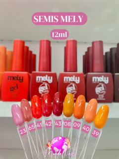 Carta de colores semipermanentes 12ml - Mely
