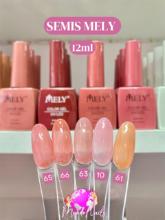 Carta de colores semipermanentes 12ml - Mely - comprar online