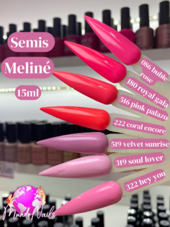 Carta de colores Meliné semipermanentes 15ml - Meliné - tienda online