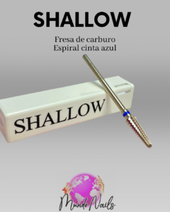 Fresa de carburo Espiral cinta azul - Shallow