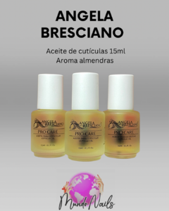 Aceite de cuticulas 15ml almendra Angela Bresciano