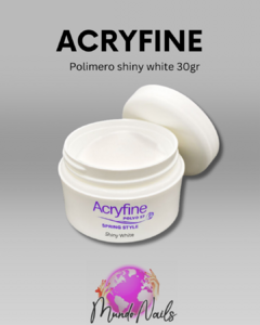 Polimero shiny white 30gr - Acryfine - comprar online