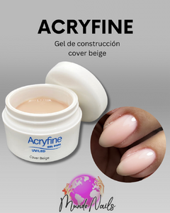 Gel de construccion cover beige 30gr - Acryfine - comprar online