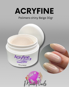 Polimero shiny beige 30gr - Acryfine - comprar online