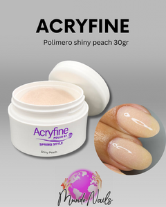 Polimero shiny peach 30gr - Acryfine - comprar online