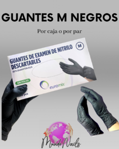 Guantes M negro - Euromix - comprar online