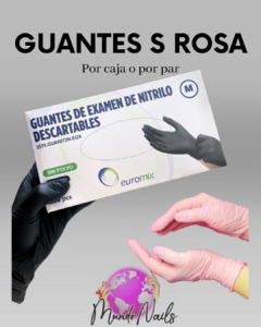 Guantes S rosa - Euromix - comprar online