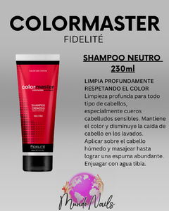 Shampoo neutro Colormaster 230ml - Fidelité - comprar online
