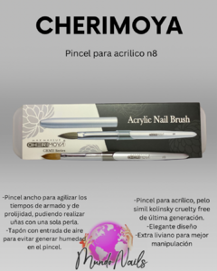 Pincel para acrilico n8 Cherimoya