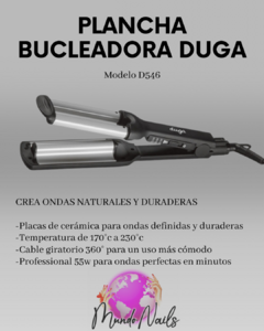 Plancha bucleadora para el pelo D546 - Duga - comprar online