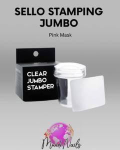 Sello de stamping Jumbo Pink Mask