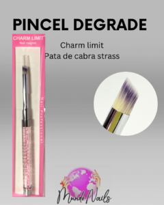 Pincel para degrade pata de cabra con strass - Charm limit - comprar online