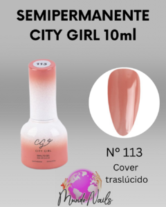 Esmalte semipermanente 113 Traslúcido - City Girl