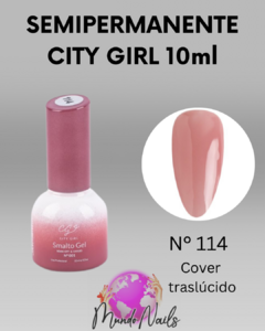 Esmalte semipermanente 114 Traslúcido - City Girl