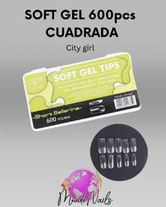 Soft gel caja 600 pcs - City girl - comprar online