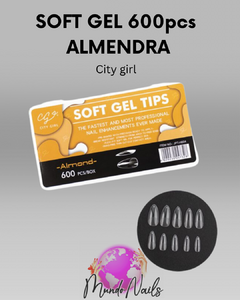Soft gel caja 600 pcs - City girl en internet
