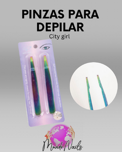 Pinza de depilar 2 unidades - City girl - comprar online