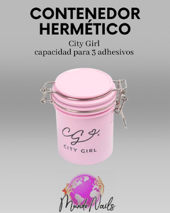 Contenedor hermético para adhesivos - City girl - comprar online