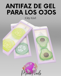 Antifaz de gel para los ojos - City girl en internet