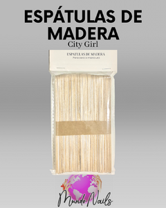 Espátulas de madera - City girl