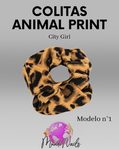 Colita de pelo animal print - City girl en internet