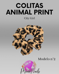 Colita de pelo animal print - City girl - mundo nails