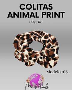 Colita de pelo animal print - City girl - tienda online