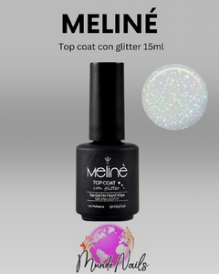 Top coat con glitter 15ml - Meliné