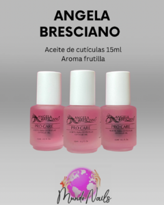 Aceite de cuticulas 15ml frutilla Angela Bresciano