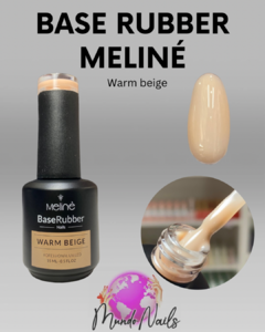 Base rubber Warm beige 15ml - Meliné - comprar online