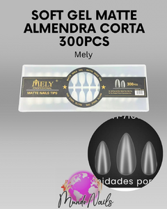 Soft gel Almendra corta en caja 300pcs - Mely - comprar online