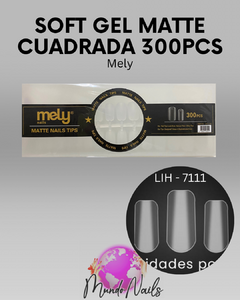 Soft gel cuadrada 300pcs - Mely - comprar online