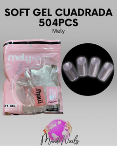 Soft gel cuadrada en bolsa 504pcs - Mely - comprar online