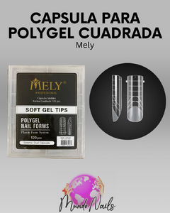 Cápsula dual para Polygel cuadrada - Mely - comprar online