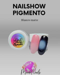 Pigmentos blanco, negro, blanco perlado - Nailshow