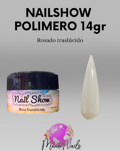 Polimero rosa traslúcido 14gr - Nail show - comprar online