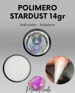 Polimero stardust Soft white 14gr - Nail show - comprar online