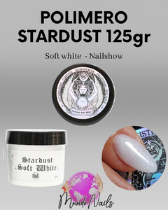 Polimero stardust Soft white 125gr - Nail show