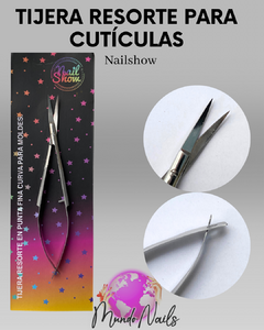 Tijera resorte punta fina- Nailshow