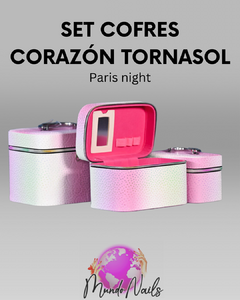 Set cofres corazón tornasol- Paris night en internet