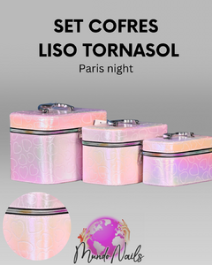 Set cofres liso tornasol- Paris night - comprar online