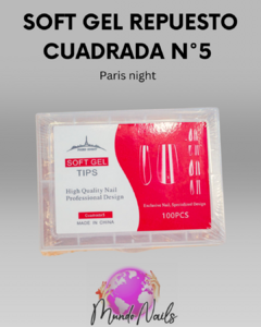 Soft gel repuesto Cuadrada n°5 - Paris night - comprar online