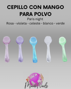Cepillos con mango para polvo - Paris night en internet