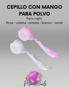 Cepillos con mango para polvo - Paris night - comprar online