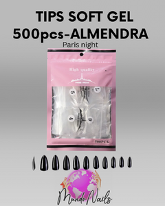 Soft gel Almendra 500pcs - Paris night