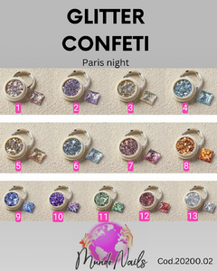 Glitter confeti - Paris night - comprar online