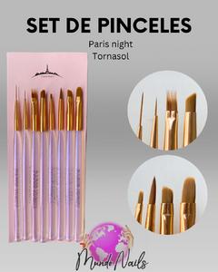 Set de pinceles x8 tornasol - Paris night