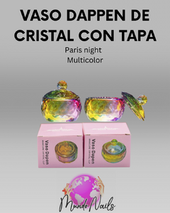 Vaso Dappen cristal multicolor - Paris night