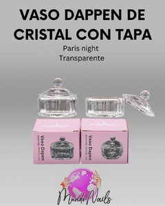 Vaso Dappen cristal - Paris night