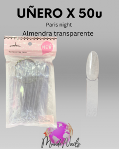 Muestrario Almendra transparente x50 - Paris night - comprar online